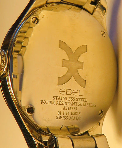 Ebel Onde Diamond Ref. A 316 773 Luxus Diamant Herren / Unisex Armbanduhr Quarz - Sammler - Uhren