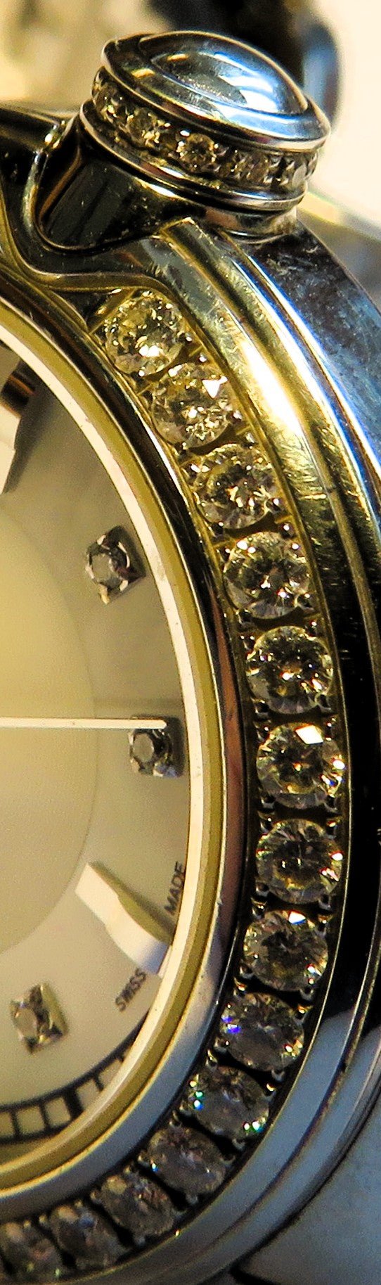 Ebel Onde Diamond Ref. A 316 773 Luxus Diamant Herren / Unisex Armbanduhr Quarz - Sammler - Uhren