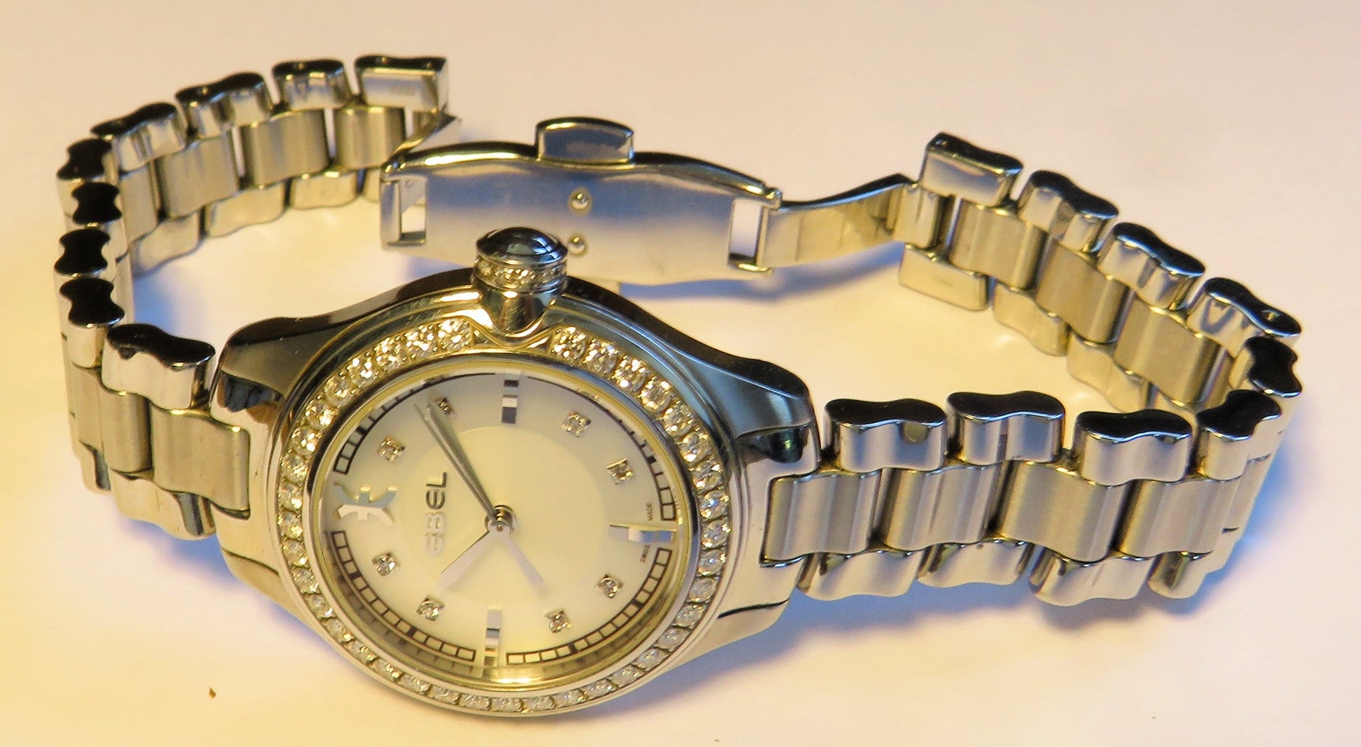 Ebel Onde Diamond Ref. A 316 773 Luxus Diamant Herren / Unisex Armbanduhr Quarz - Sammler - Uhren