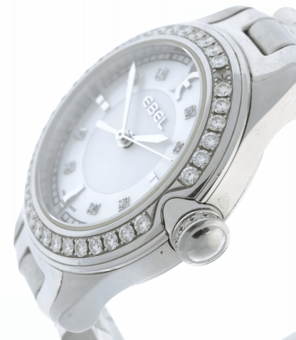 Ebel Onde Diamond Ref. A 316 773 Luxus Diamant Herren / Unisex Armbanduhr Quarz - Sammler - Uhren
