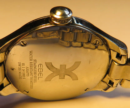 Ebel Onde Diamond Ref. A 316 773 Luxus Diamant Herren / Unisex Armbanduhr Quarz - Sammler - Uhren