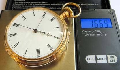 Einmalig! PATEK PHILIPPE museale SECONDE MORTE, VERSUCHSSERIE von 1868 NO. 27271 - Sammler - Uhren