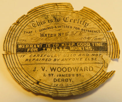 Englische militärische B - Uhr Beobachtungsuhr "Army & Navy" London ca. 1879 - Sammler - Uhren