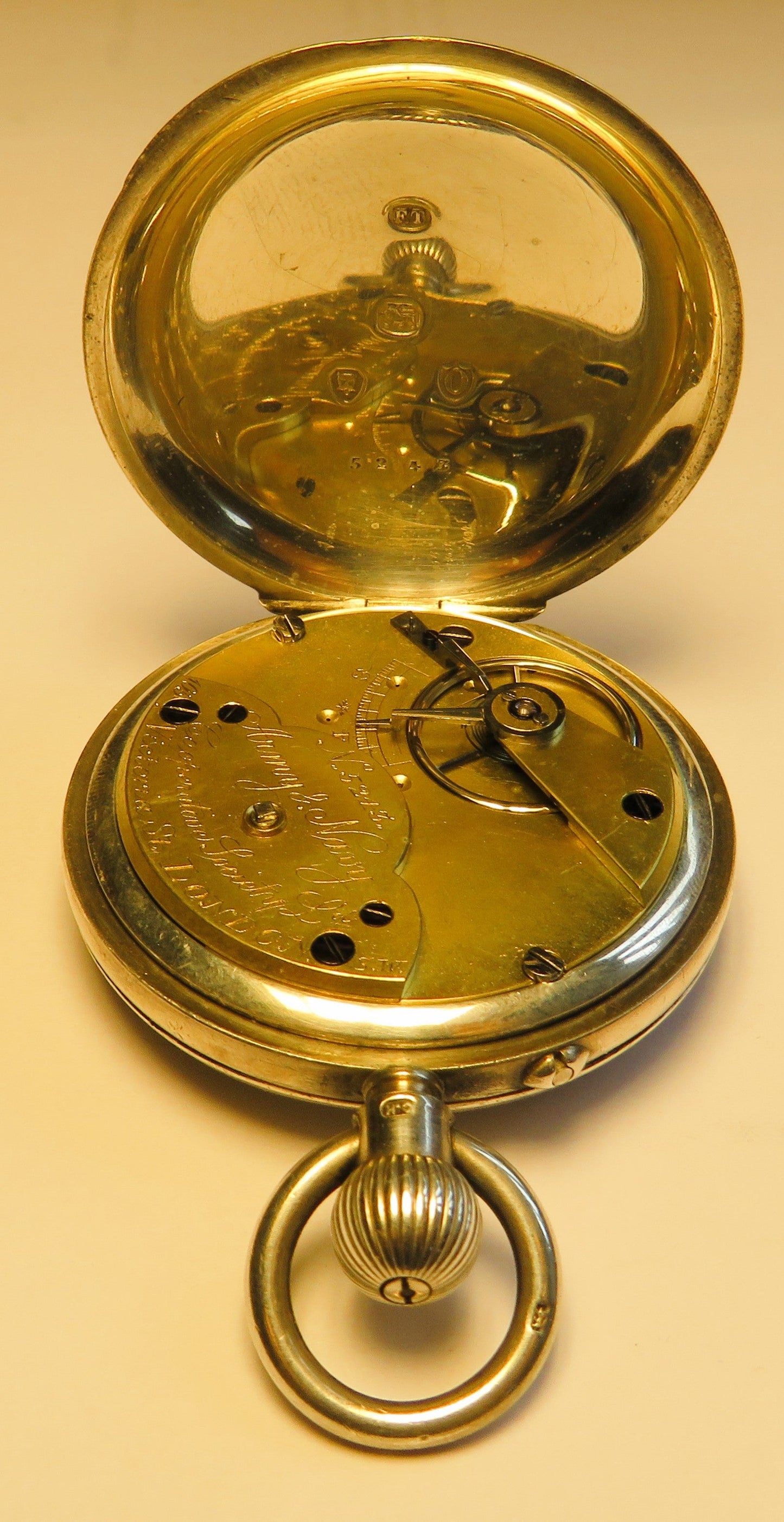 Englische militärische B - Uhr Beobachtungsuhr "Army & Navy" London ca. 1879 - Sammler - Uhren
