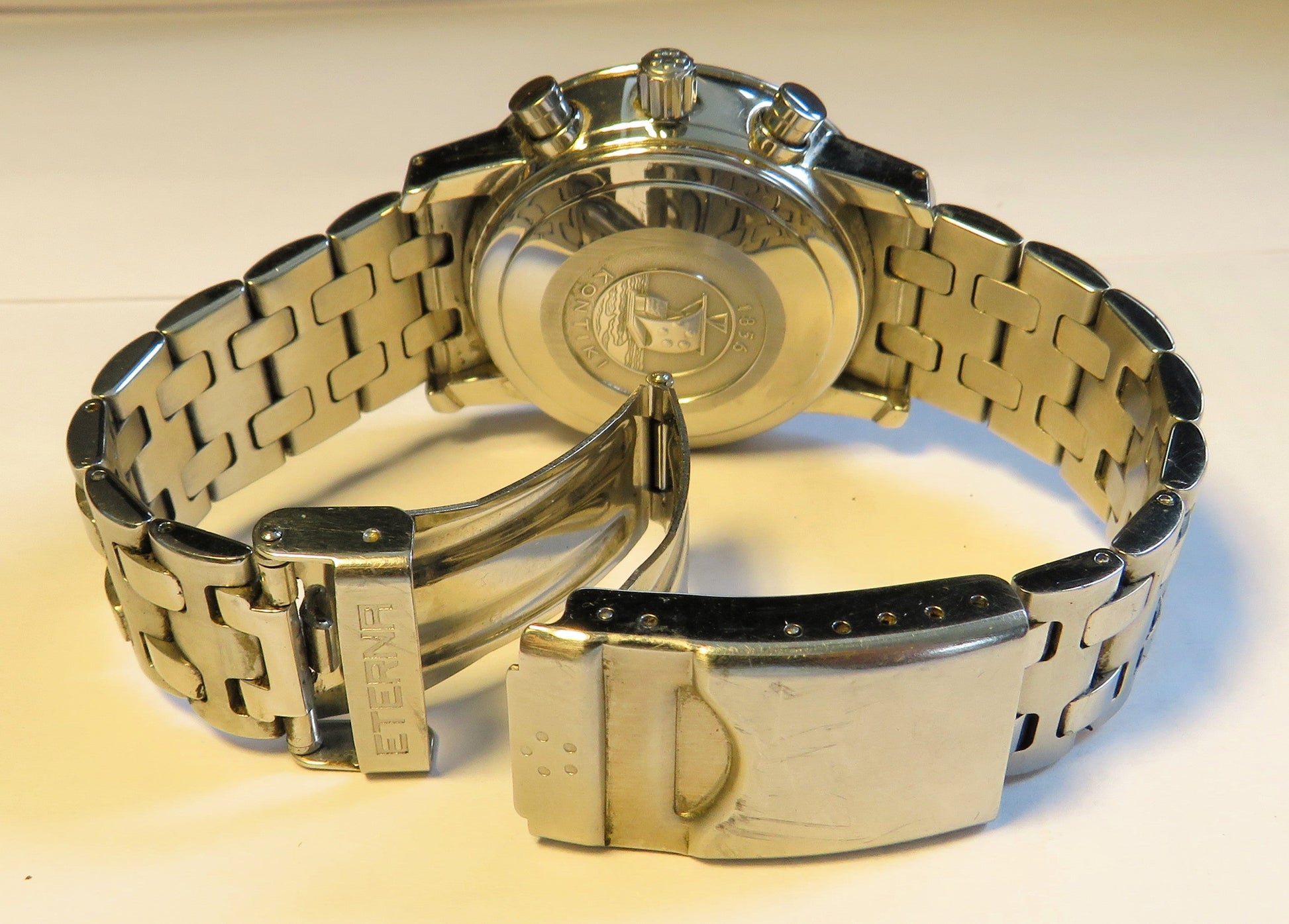 Eterna - Matic Herren Super KonTiki Chronometer Chronograph Taucheruhr Fullset OVP - Sammler - Uhren
