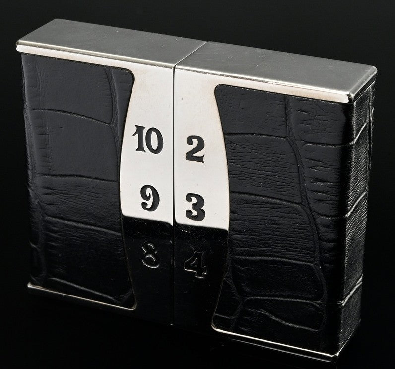 Franck Muller Ermeto seltene Luxus Reise Wecker Tisch Schiebe Uhr Fullset OVP - Sammler-Uhren