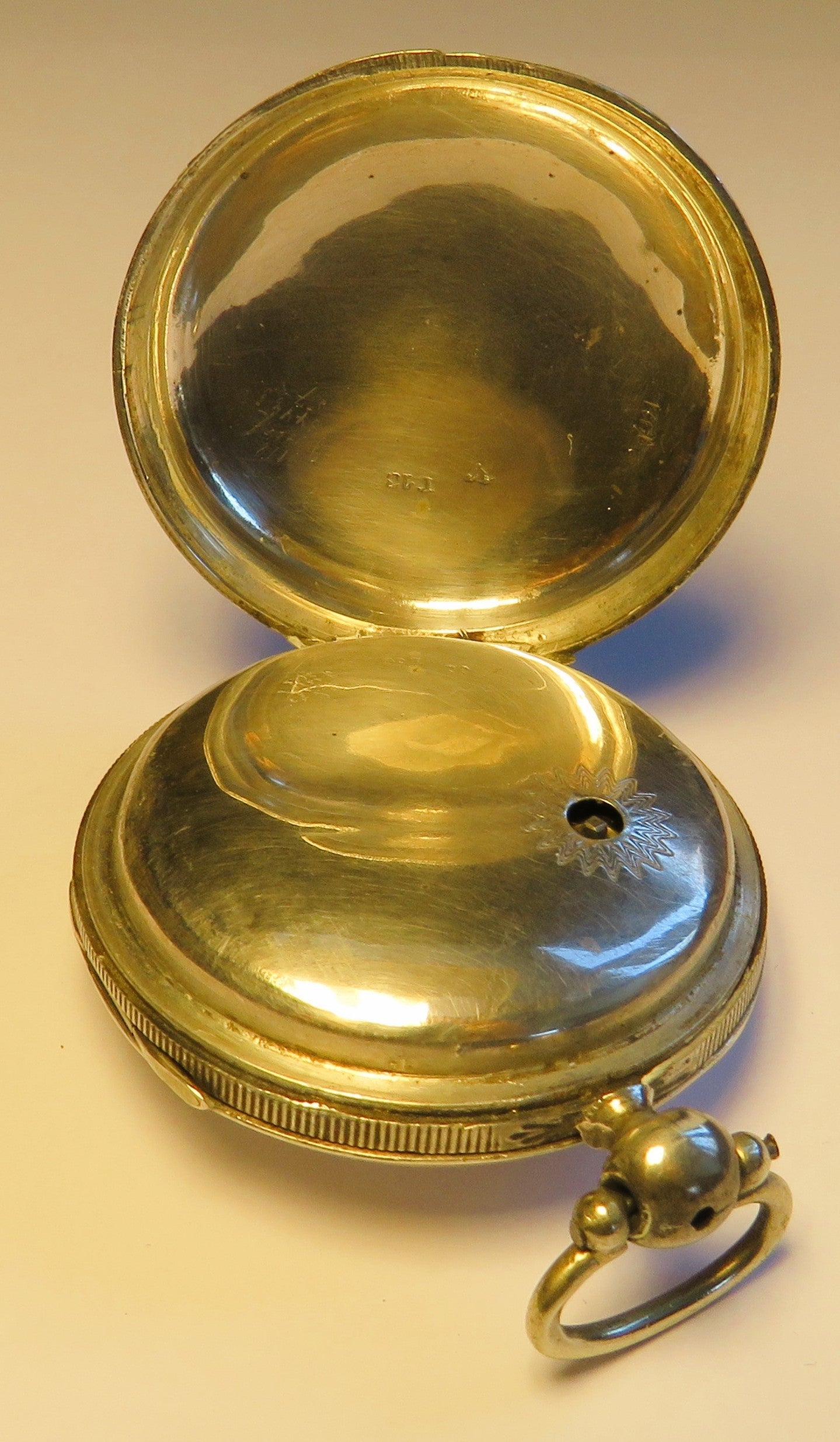 Freres Esquivillon de Choudens Spindel Taschenuhr Silber ca. 1795 - läuft - Sammler - Uhren