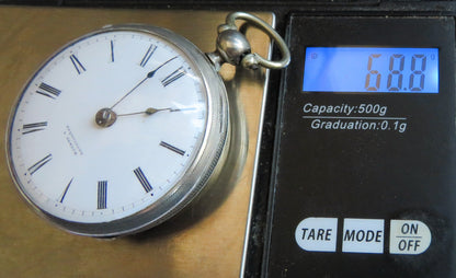 Freres Esquivillon de Choudens Spindel Taschenuhr Silber ca. 1795 - läuft - Sammler - Uhren