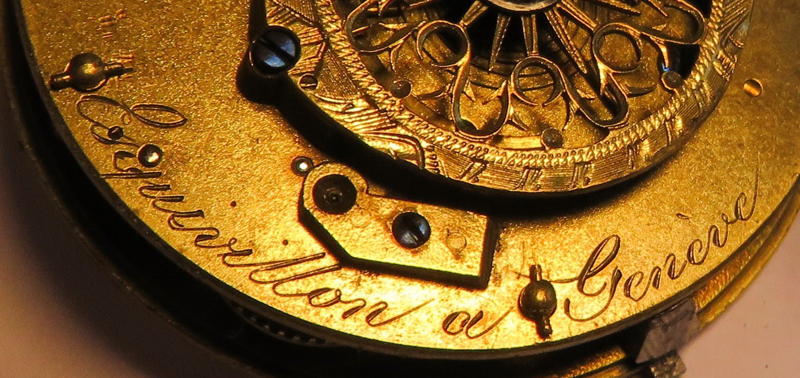 Freres Esquivillon de Choudens Spindel Taschenuhr Silber ca. 1795 - läuft - Sammler - Uhren