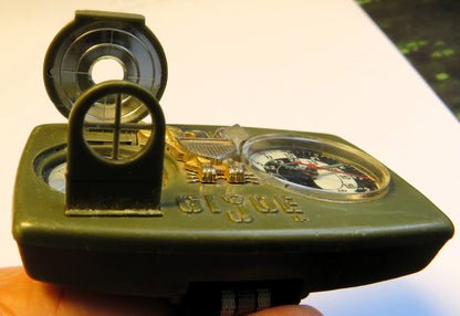 Gilbert GI Joe große mechanische Militäruhr Kompass Vietnam Krieg ca. 1970 - Sammler - Uhren