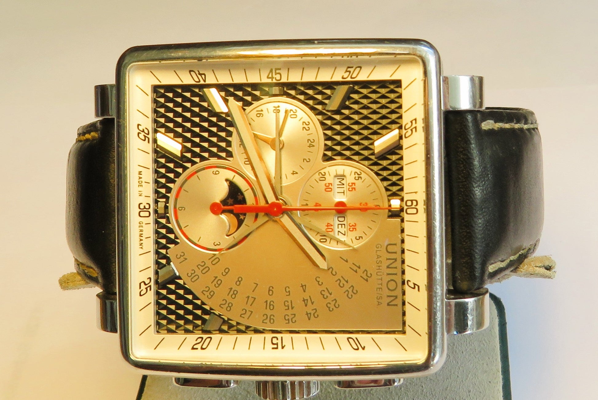 Glashütte Original Averin Herren Chronograph Mondphase Fullset Box Papiere - Sammler - Uhren