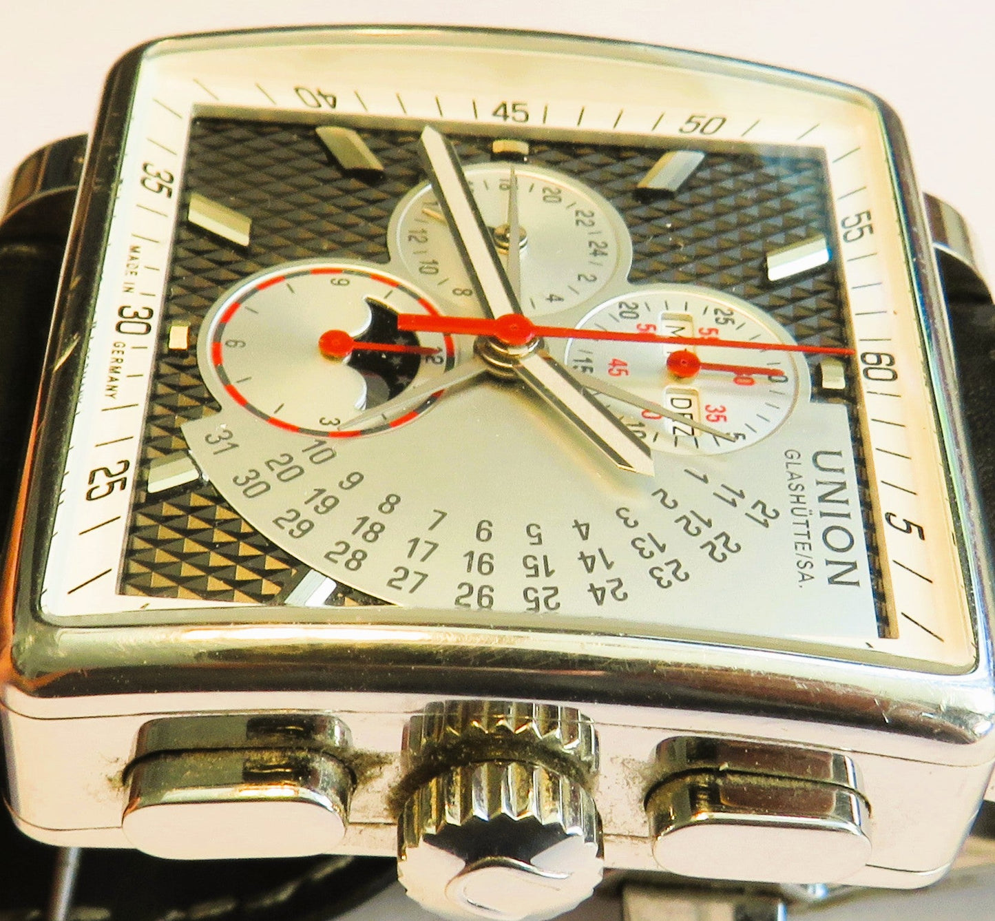 Glashütte Original Averin Herren Chronograph Mondphase Fullset Box Papiere - Sammler - Uhren
