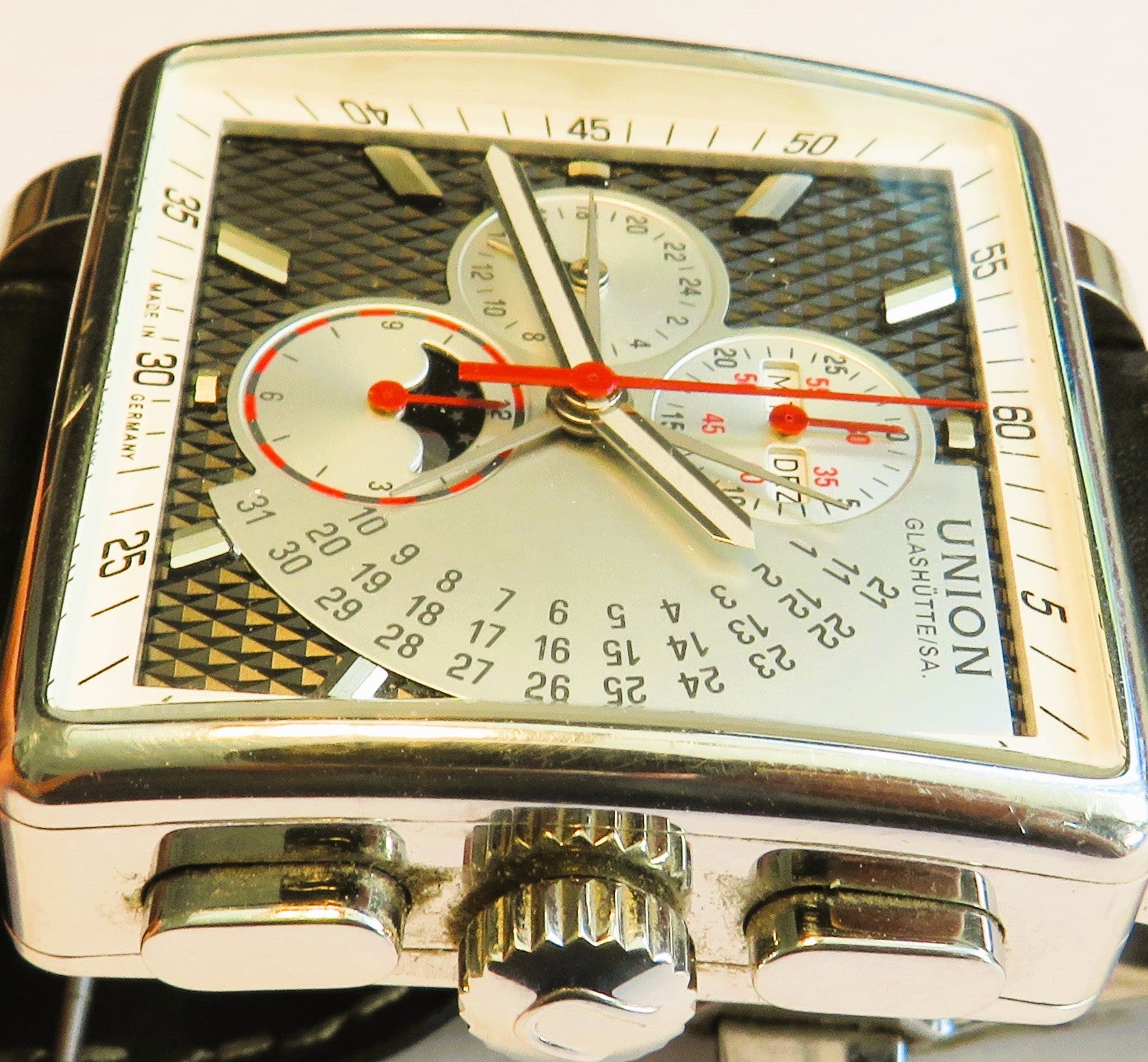 Glashütte Original Averin Herren Chronograph Mondphase Fullset Box Papiere - Sammler - Uhren