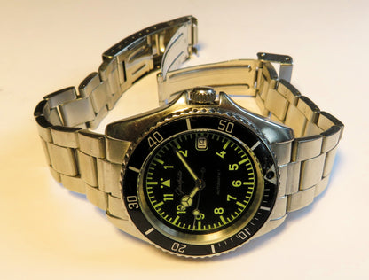Glashütte Original GUB Taucher Piloten Automatik Herren Uhr 3241 Drehlünette - Sammler - Uhren
