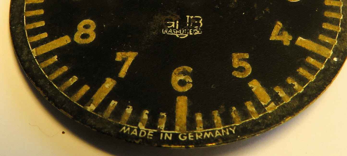 GUB Lange&Söhne Glashütte Zifferblatt B - Uhr Beobachtungsuhr Kaliber 48 Nachkrieg - Sammler - Uhren