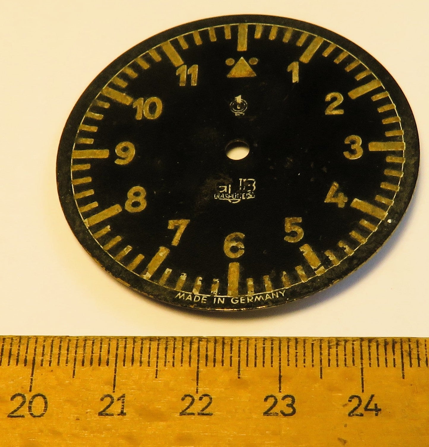 GUB Lange&Söhne Glashütte Zifferblatt B - Uhr Beobachtungsuhr Kaliber 48 Nachkrieg - Sammler - Uhren