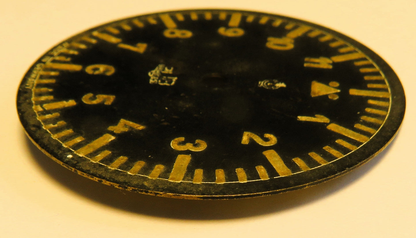 GUB Lange&Söhne Glashütte Zifferblatt B - Uhr Beobachtungsuhr Kaliber 48 Nachkrieg - Sammler - Uhren