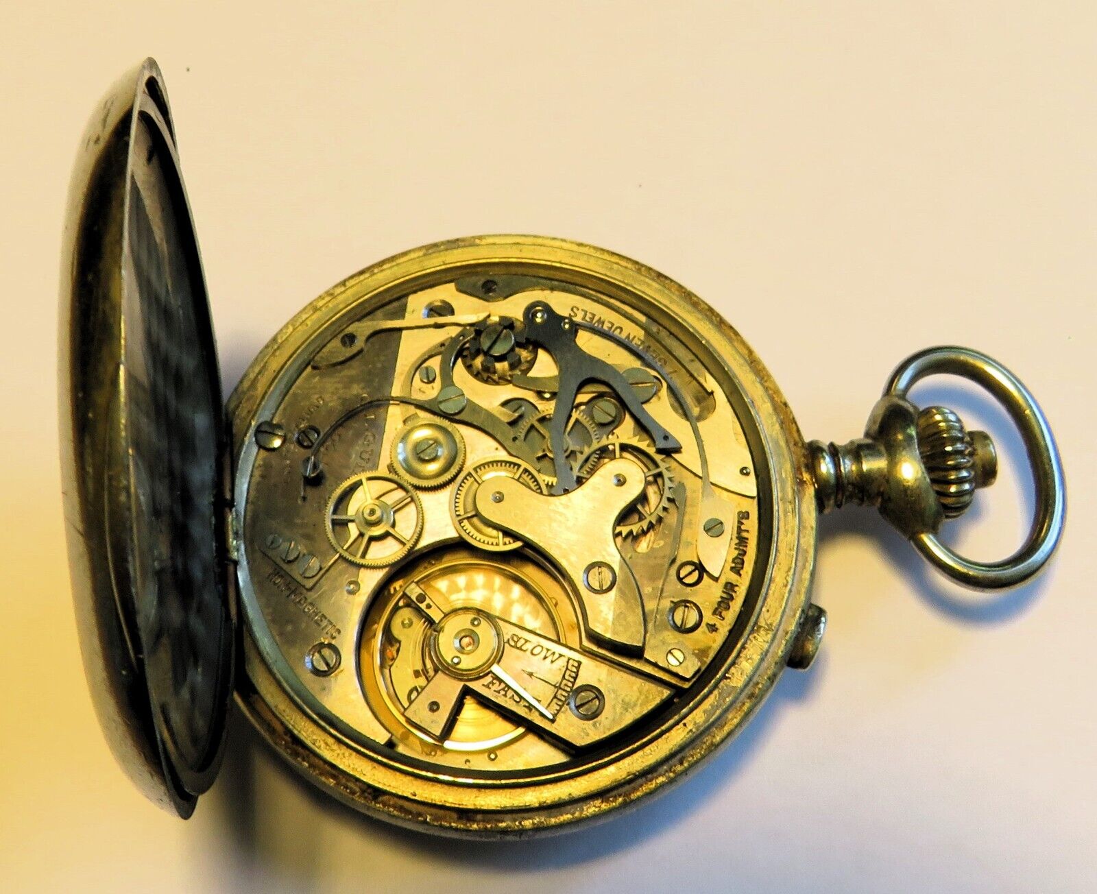 Guinand Rattrapante Split Seconds Schaltrad Chronograph Stoppuhr4 Adjustments - Sammler - Uhren