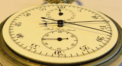Guinand Rattrapante Split Seconds Schaltrad Chronograph Stoppuhr4 Adjustments - Sammler - Uhren