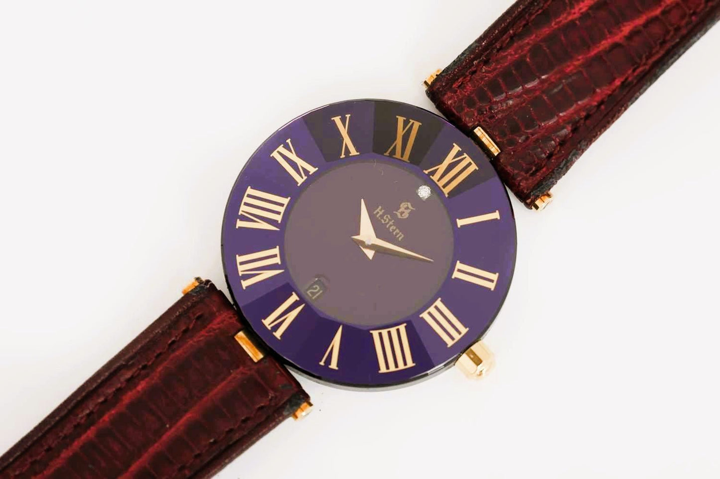 H. Stern Brillant Herren / unisex Quarz Armbanduhr OVP Keramik NP: Euro 2.600, - Sammler - Uhren