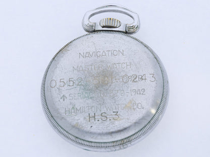 Hamilton Schiffs Marine Chronometer 3992 B Navigation Master Watch 1942 6 ADJ - Sammler - Uhren