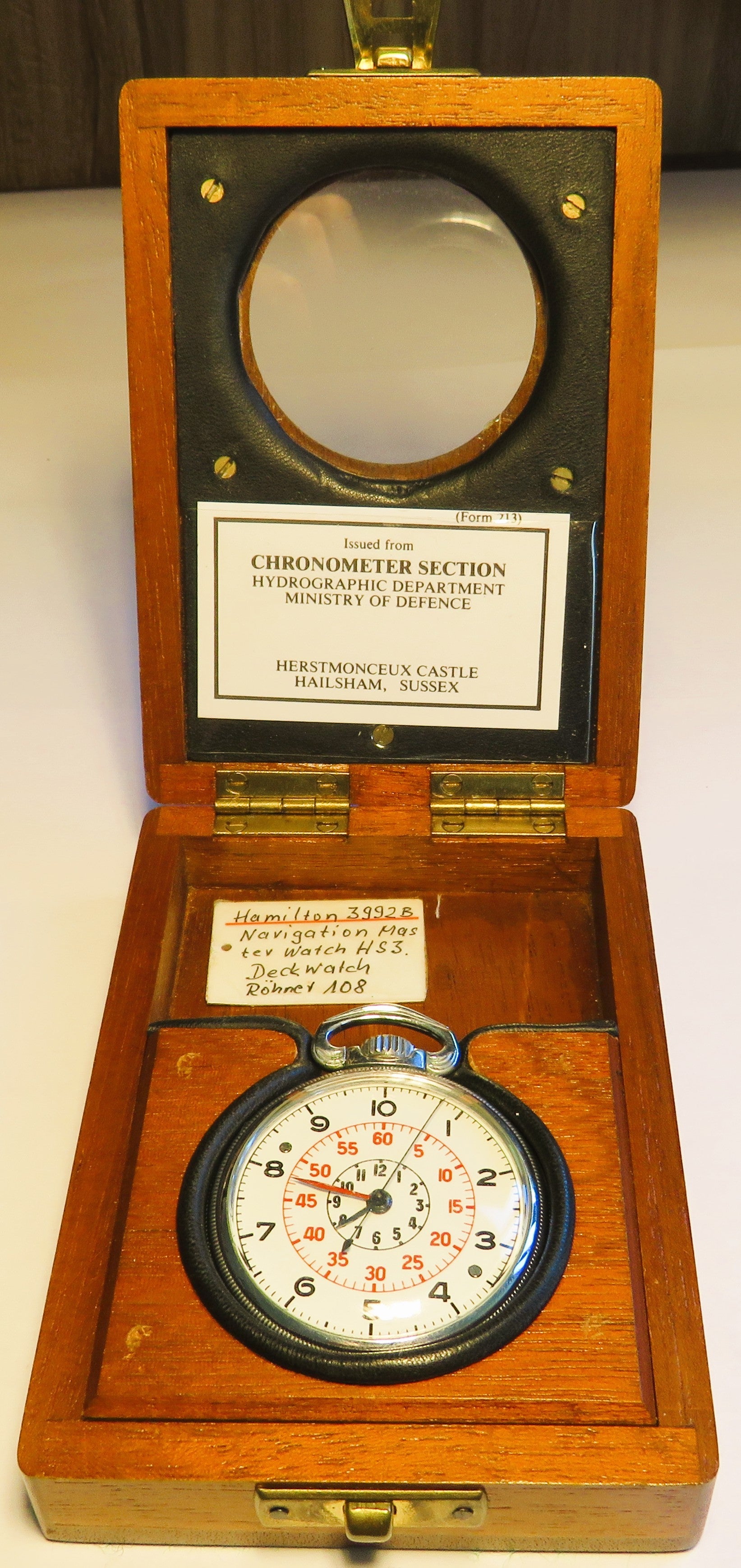 Hamilton Schiffs Marine Chronometer 3992 B Navigation Master Watch 1942 6 ADJ - Sammler - Uhren