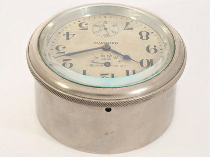 Hamilton Schiffs Marine Chronometer mit sagenhaftem Präzisionswerk in Holzbox - Sammler - Uhren