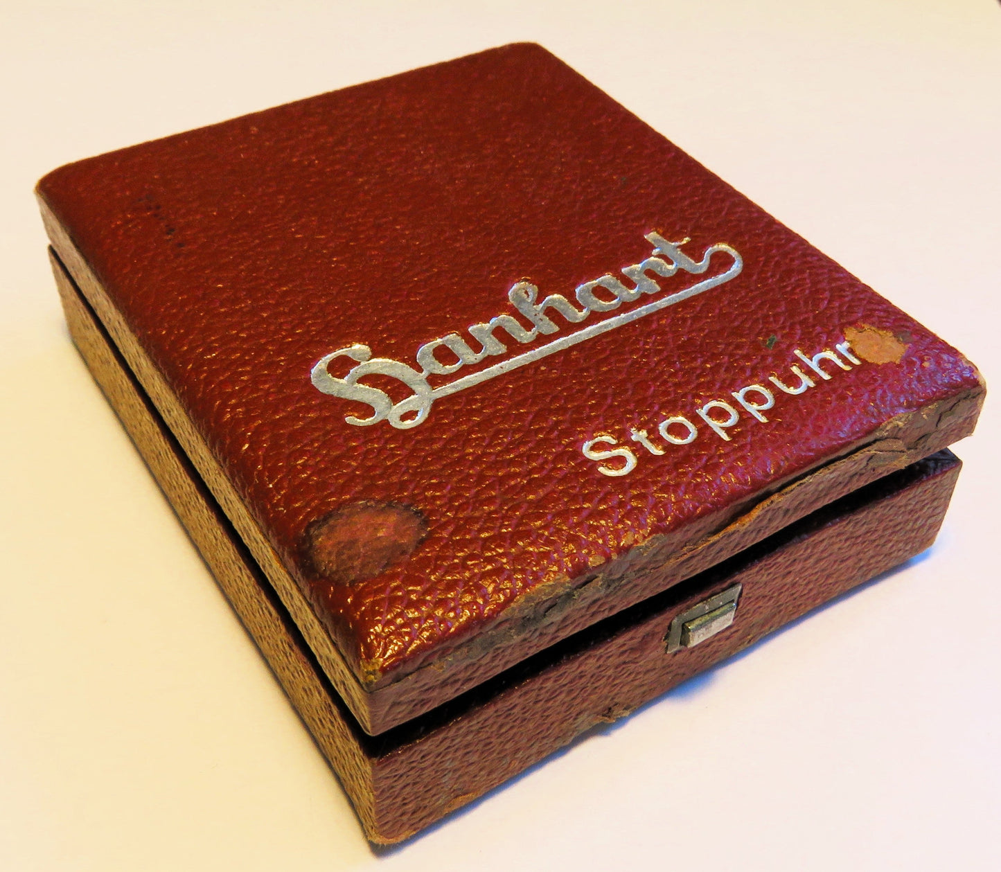 Hanhart NOS nagelneue Stoppuhr Rattrapante in OVP ca. 1960 mechanisch - Sammler - Uhren