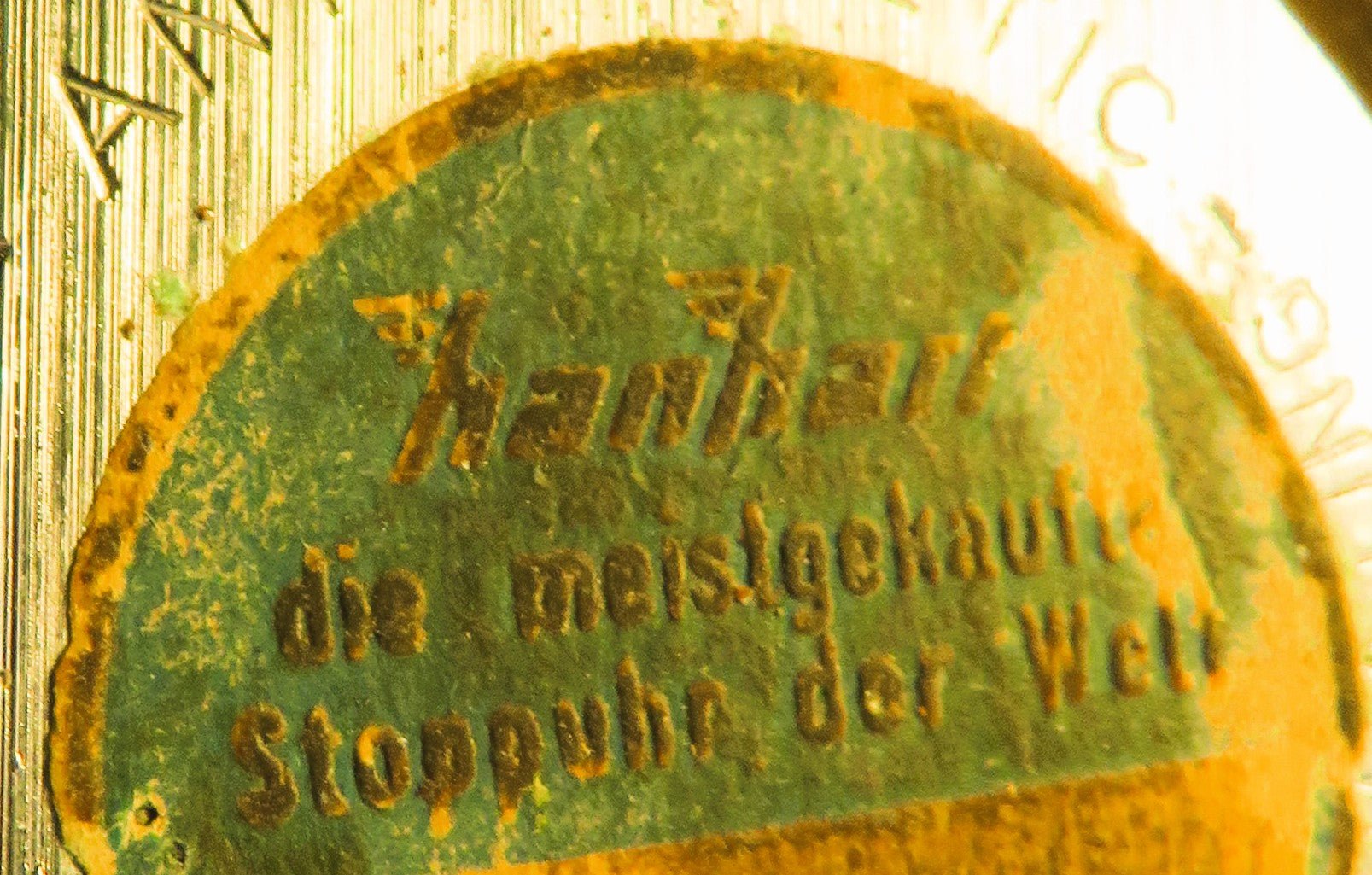 Hanhart Torpedo Laufzeit Artillerie Stoppuhr Bund ca. 1960 Fullset Box Papiere - Sammler - Uhren