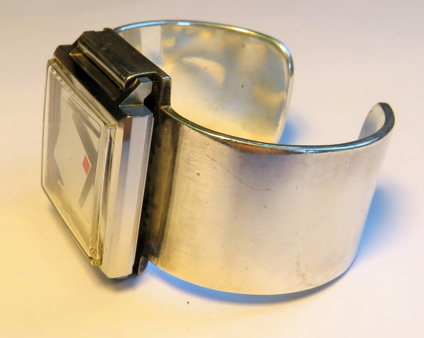 Heinz Te Laake Kinetic Art 925 Sterling Silber Design Armbanduhr handsigniert - Sammler-Uhren