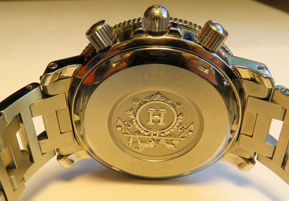 Hermes Clipper Wtach Herren Luxus Chronograph Quarz Originalverpackung Fullset - Sammler - Uhren