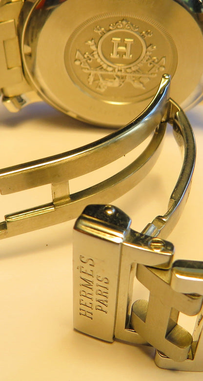 Hermes Clipper Wtach Herren Luxus Chronograph Quarz Originalverpackung Fullset - Sammler - Uhren