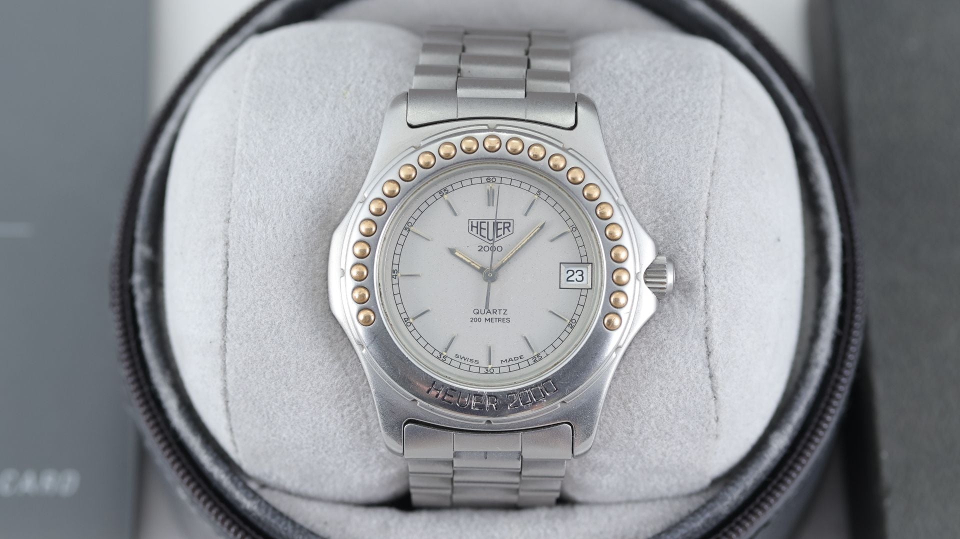 Heuer 2000 Professional 942.006 Herren Quarz Taucher Uhr Fullset mit Box 1970 - Sammler - Uhren