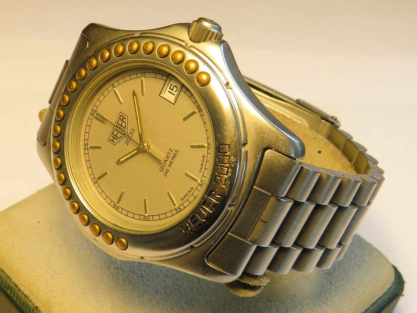 Heuer 2000 Professional 942.006 Herren Quarz Taucher Uhr Fullset mit Box 1970 - Sammler - Uhren