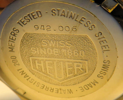 Heuer 2000 Professional 942.006 Herren Quarz Taucher Uhr Fullset mit Box 1970 - Sammler - Uhren