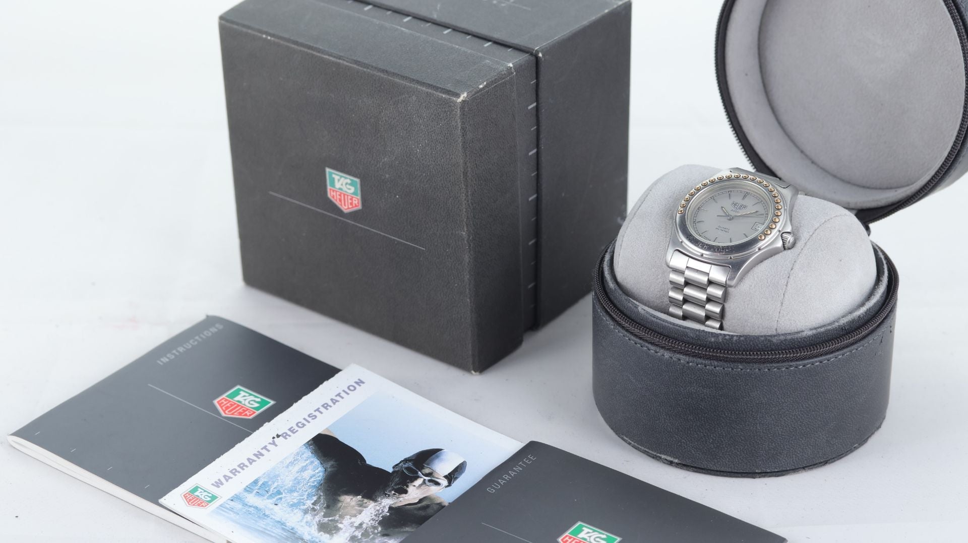 Heuer 2000 Professional 942.006 Herren Quarz Taucher Uhr Fullset mit Box 1970 - Sammler - Uhren