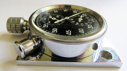 Heuer Autavia Rallye Stoppuhr Chronograph auf Platte ca. 1930 Oldtimer - Sammler - Uhren