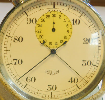Heuer Biel Stoppuhr Schaltnocken Rattrapante ca. 1960 Chronograph Semikrograph - Sammler-Uhren