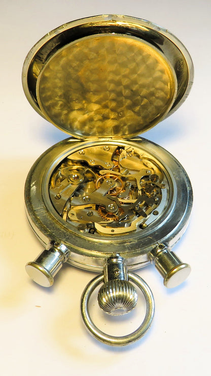 Heuer Biel Stoppuhr Schaltnocken Rattrapante ca. 1960 Chronograph Semikrograph - Sammler-Uhren