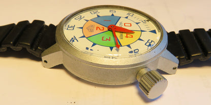 Heuer Leonidas Yacht Timer Regatta Kaliber 7711 Chronograph Armbanduhr 70er - Sammler - Uhren