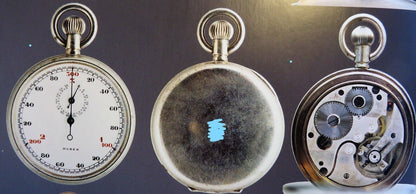 Huber München seltene Stoppuhr RLM Reichs Luftwaffe WK 2 Knirim S. 256 - Sammler - Uhren