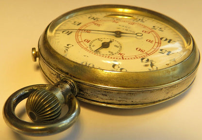Huber München seltene Stoppuhr RLM Reichs Luftwaffe WK 2 Knirim S. 256 - Sammler - Uhren