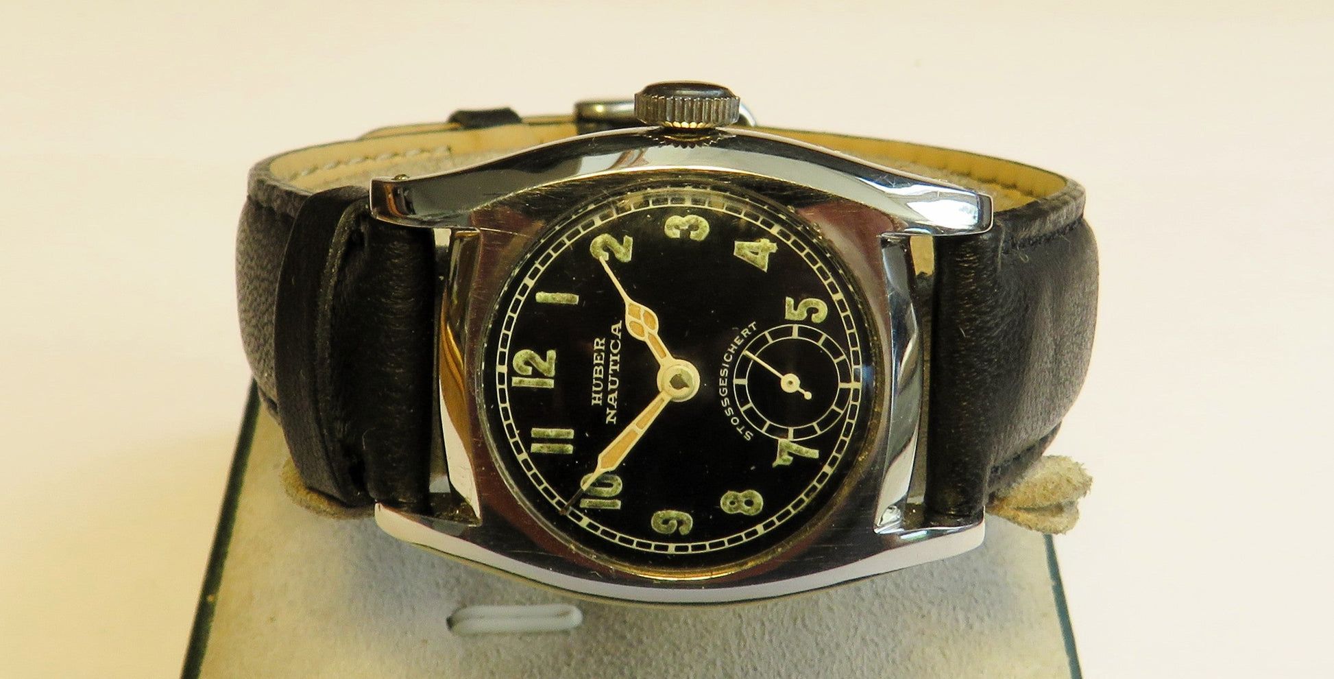 Huber Nautica frühe Militäruhr des 2. Weltkrieges - Kriegsmarine WW2 - Sammler - Uhren