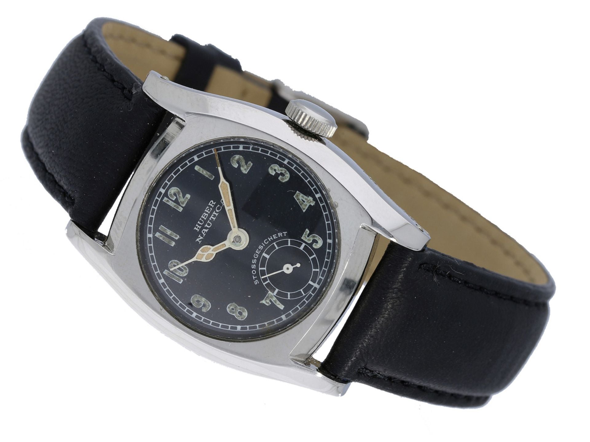 Huber Nautica frühe Militäruhr des 2. Weltkrieges - Kriegsmarine WW2 - Sammler - Uhren