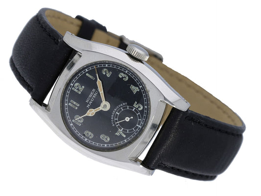 Huber Nautica frühe Militäruhr des 2. Weltkrieges - Kriegsmarine WW2 - Sammler - Uhren