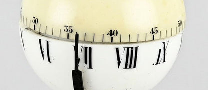 Imhof 8 Tages Nachttisch Uhr mechanisch leuchtend 60er Jahre Design Ikone - Sammler - Uhren