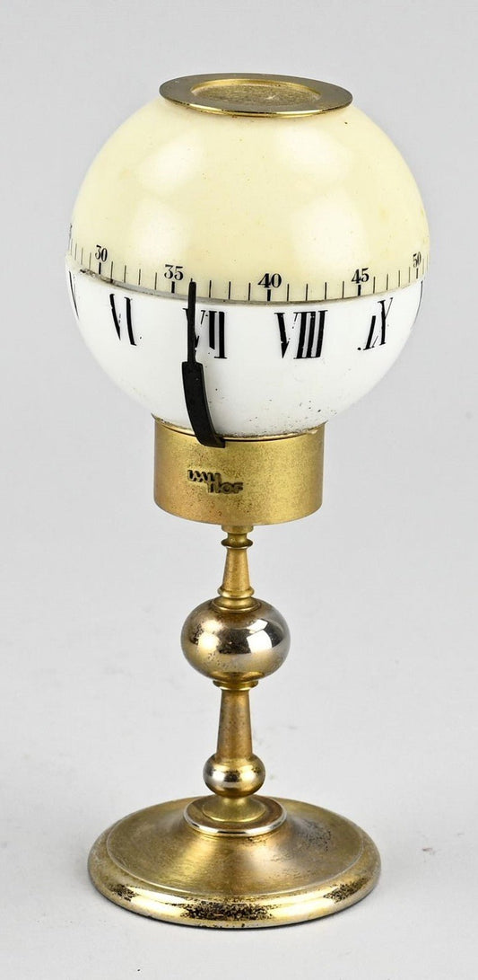 Imhof 8 Tages Nachttisch Uhr mechanisch leuchtend 60er Jahre Design Ikone - Sammler - Uhren