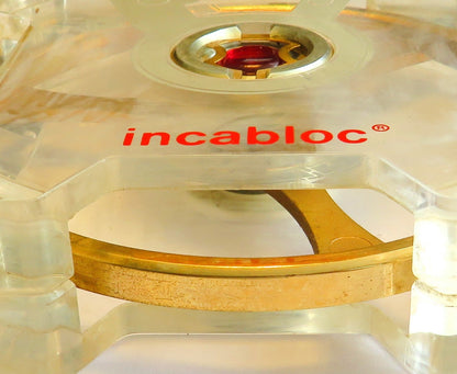 Incabloc großes Gangmodell Werbe Display Artikel Uhrmacher Deko 10cm x 10cm - Sammler-Uhren