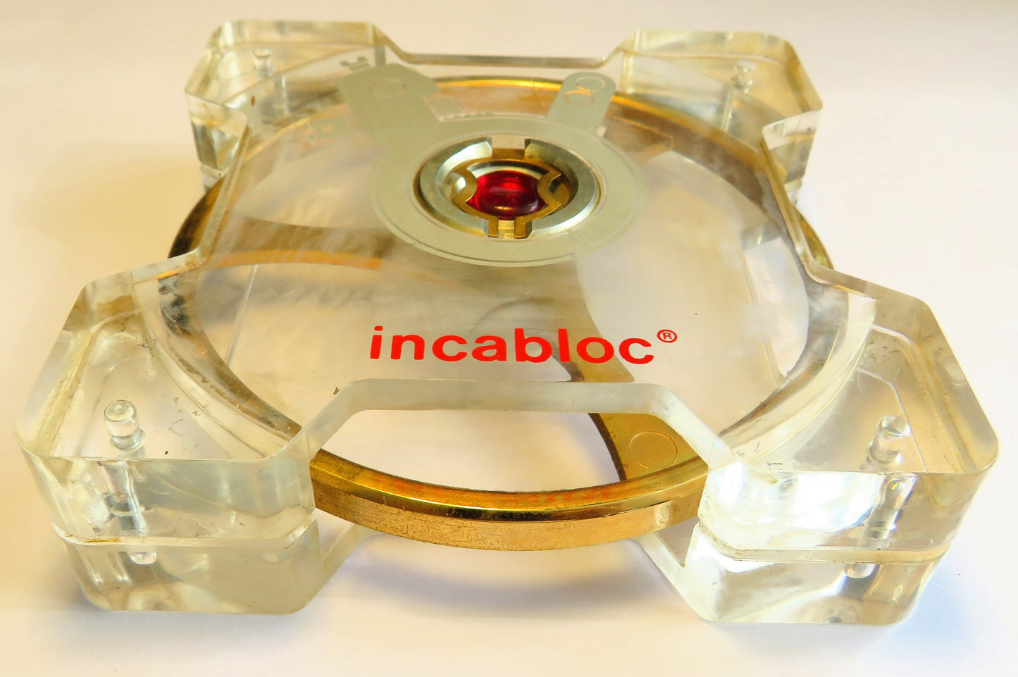 Incabloc großes Gangmodell Werbe Display Artikel Uhrmacher Deko 10cm x 10cm - Sammler-Uhren