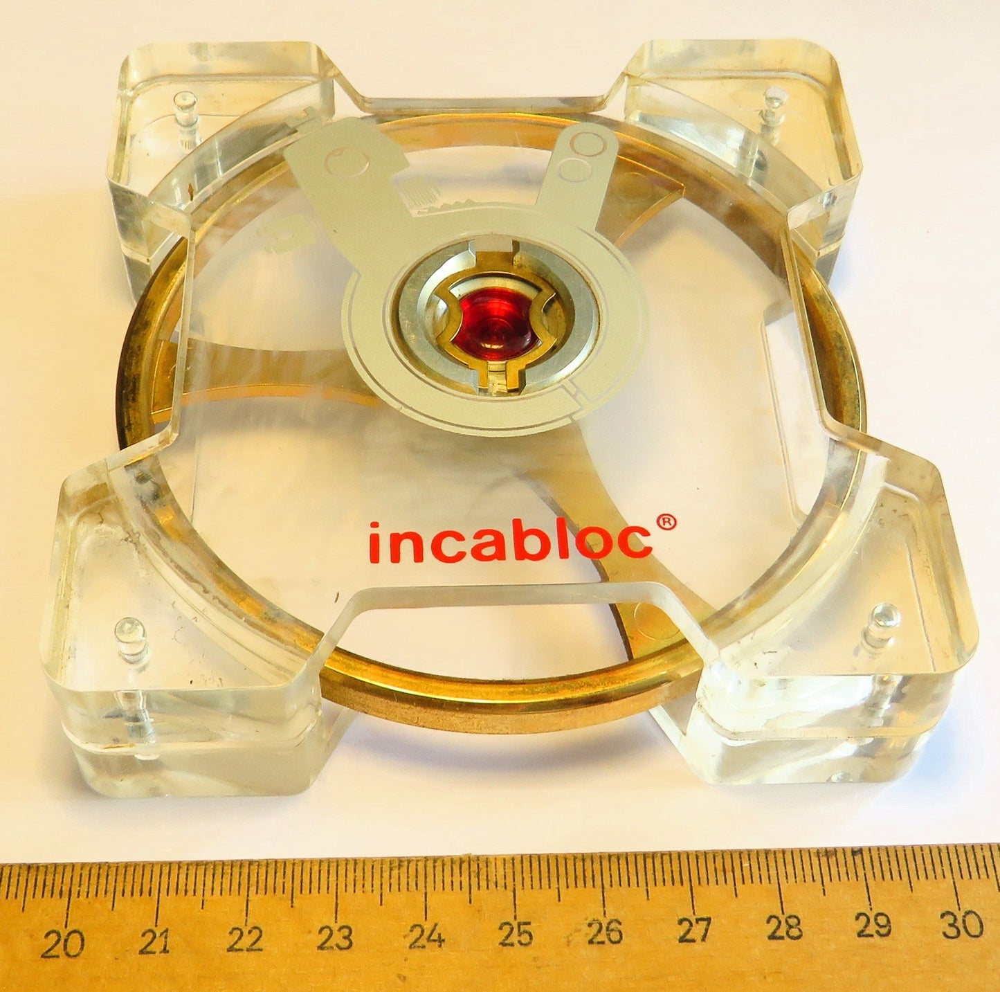 Incabloc großes Gangmodell Werbe Display Artikel Uhrmacher Deko 10cm x 10cm - Sammler-Uhren